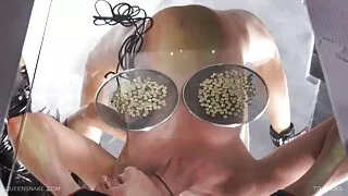 گھوبگھرالی اور گندی ویشیا کے ساتھ ایک سکس با کیفیت ایرانی خوفناک گدا ڈک نگل